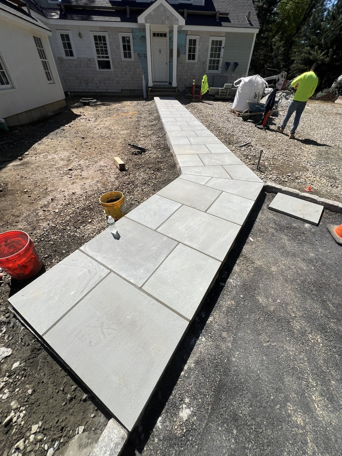 Bluestone Front Entry Walkway